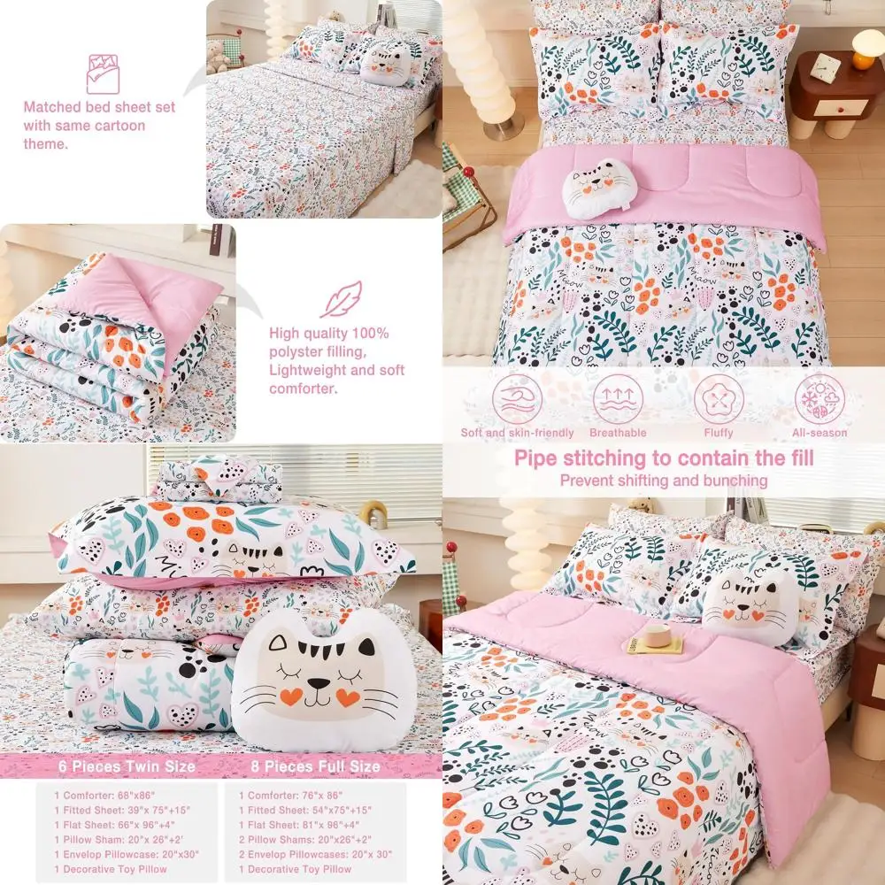 8-Piece Floral & Ca… - image