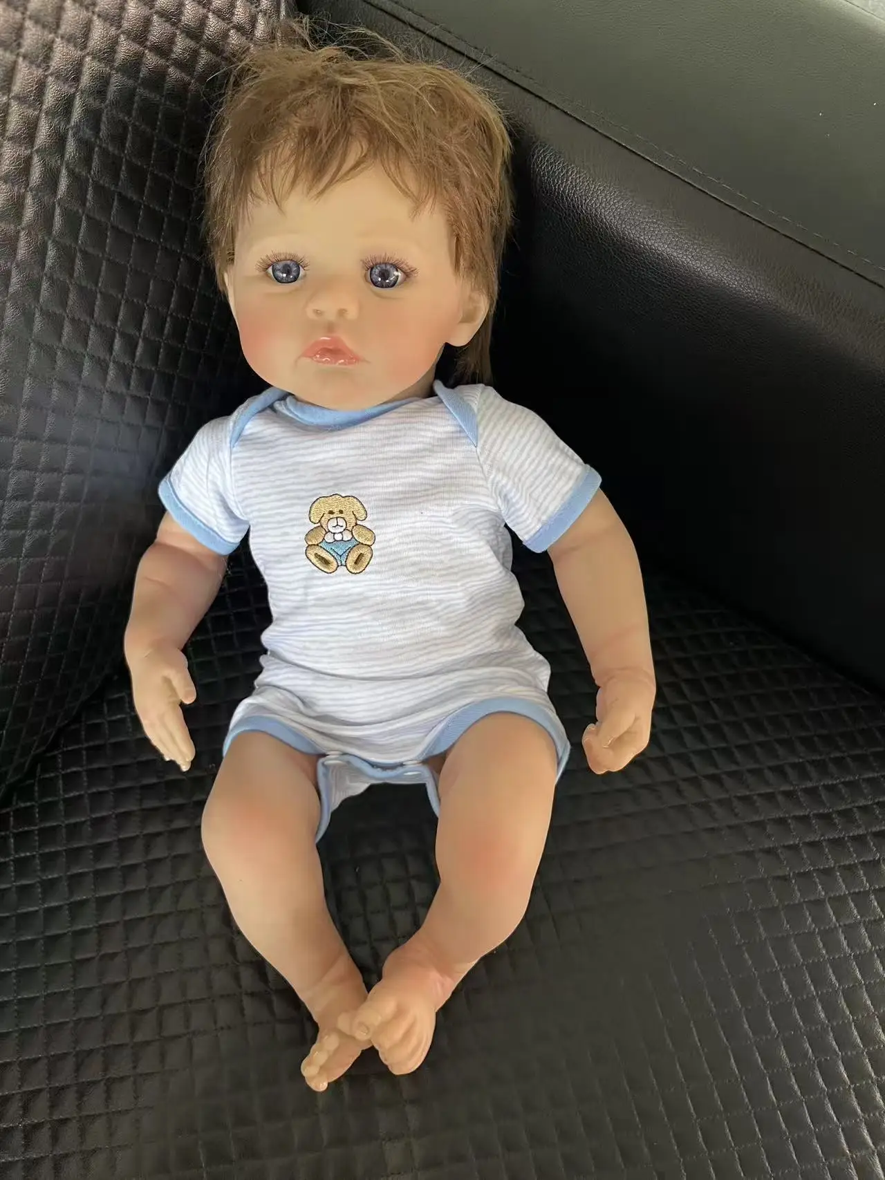 45CM Reborn bébé poupée prairie réaliste plusieurs couches peau 3D avec des veines visibles haute qualité Muñecas Bonecas Bebe Reborn poupées
