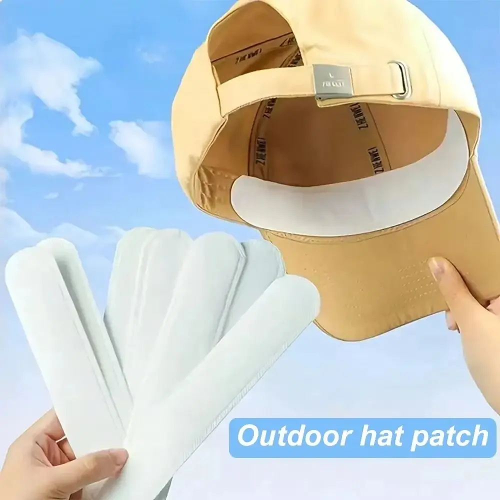 

10Pcs Perspiration Hat Anti Sweat Pads Deodorants Portable Disposable Hat Sweat Pad Absorbing Sweat Stickers