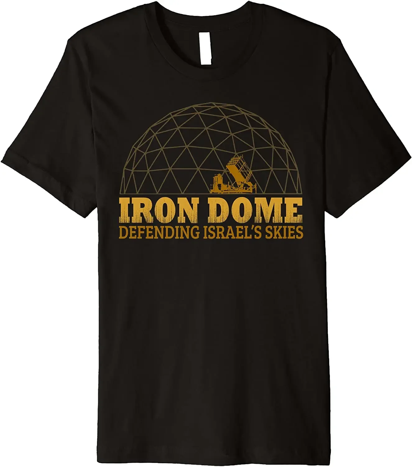 

Israel Defense Force IDF Iron Dome Air Defense System T-Shirt 100% Cotton O-Neck Summer Short Sleeve Casual Mens T-shirt