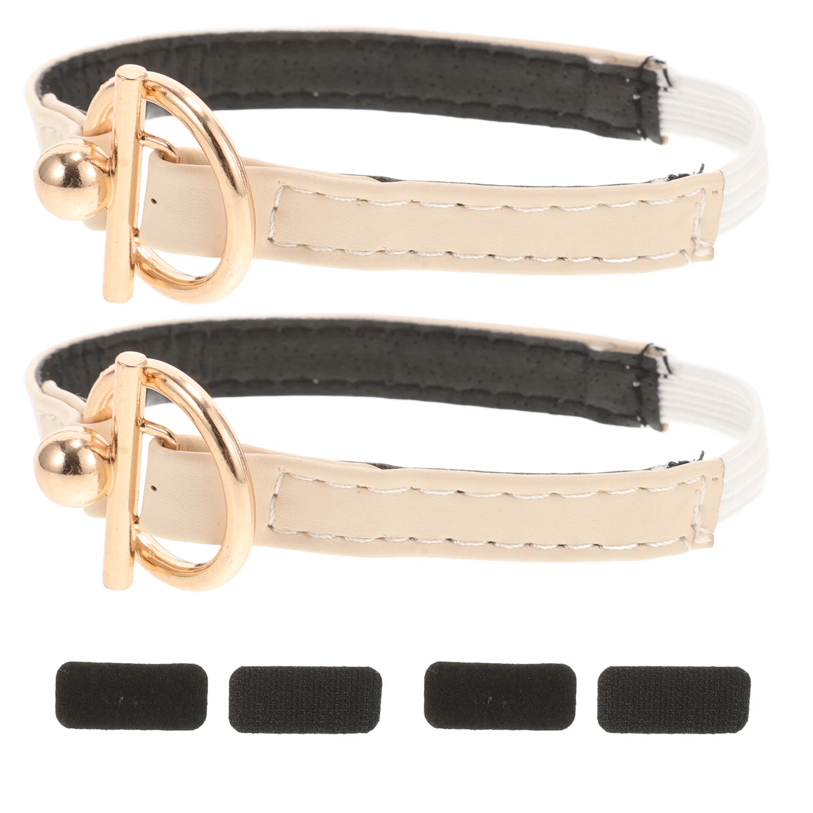 

1Pair High Heel Anti-Slip Straps Adjustable Tightness Elastic Band Metal Buckle Fashionable Comfortable Supportive Prevent