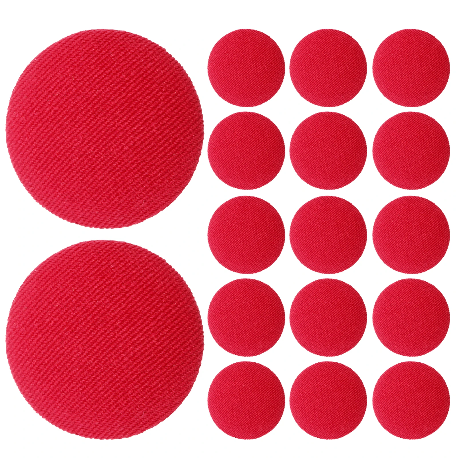 

20 Pcs Round Fabric Covered Buttons for Clothes Toddler Coat Wrapped Retro Blazer Craft Jean Jacket Men Hidden Durable