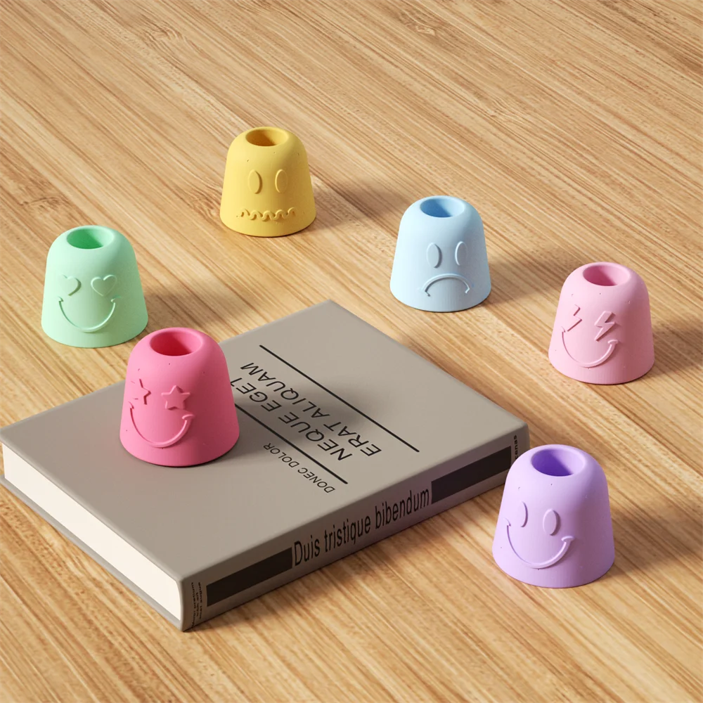 Boowan Nicole Pen Holder Concrete Silicone Mold Handmade Toothbrush Holder Jesmonite Mold Silicone Home Bathroom Decor