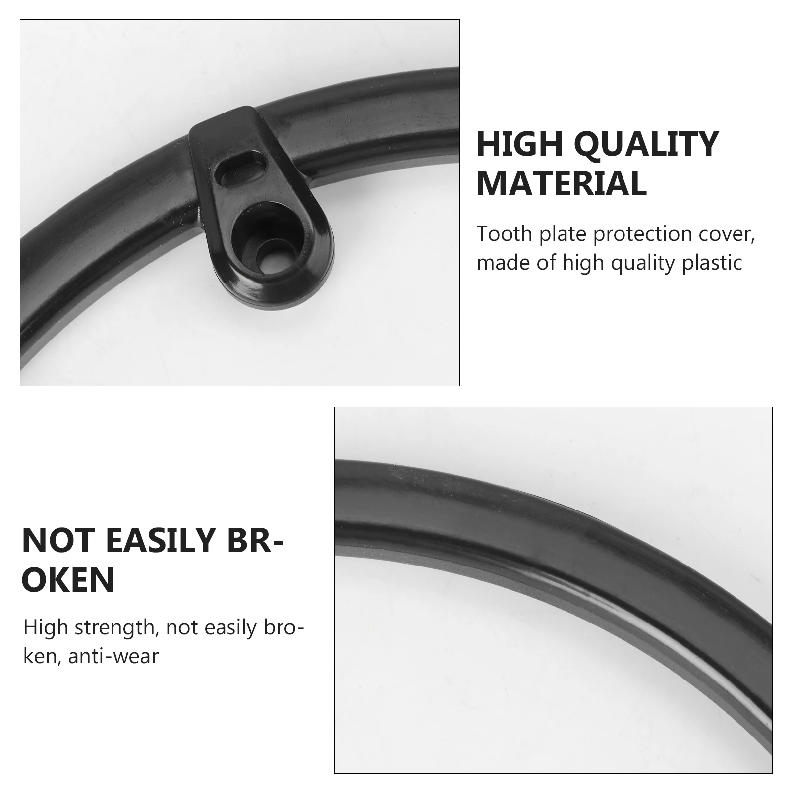 

Bike Tooth Plate Wear Prevention Chainring Protector Screw Black Accessories Crankset Shield Protection