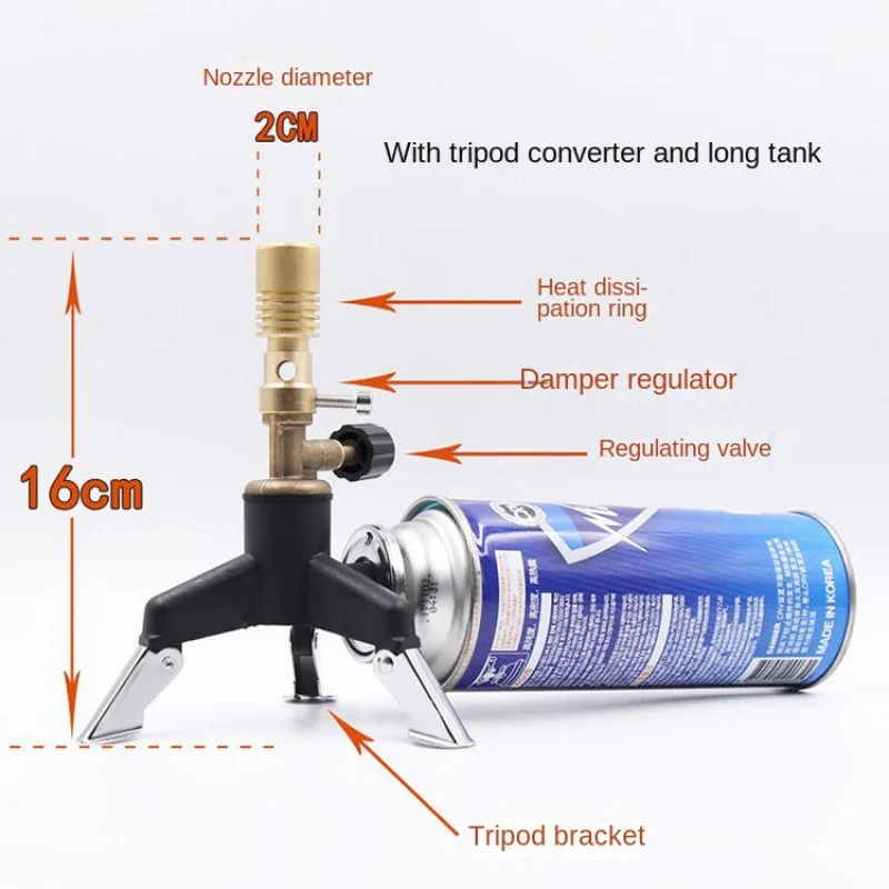 Multi-function Portable Laboratory Bunsen Burner Gas Torch Stove Butane Heating Outdoor Tools Camping Picnic Stove Accessories