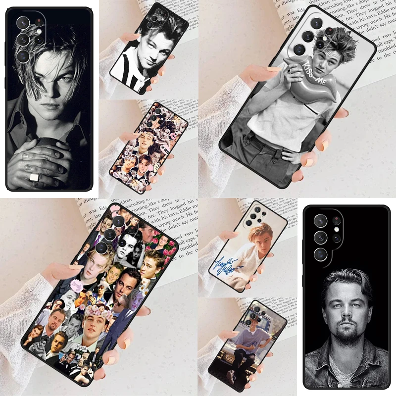 LEONARDO DICAPRIO PHOTO COLLAGE Phone Case For Samsung Galaxy S24 S23 S22 S21 Ultra S10 Note 10 Pro S20 Plus FE S9 S8 Cover