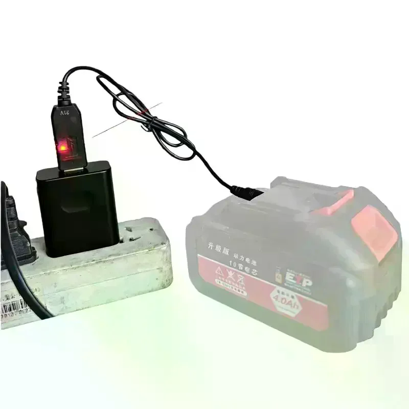 1/5Pcs 21V Lithium Battery Dedicated Charging Cable 5V To 21V Boost Cable DC Interface USB Adapter Cable Charger