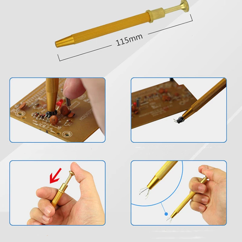 JM T8-11 Precision IC Chip Components Grabber Catcher Clamping Clip Pick Up Tools Outillage Four Claw Hold Tightly Tool