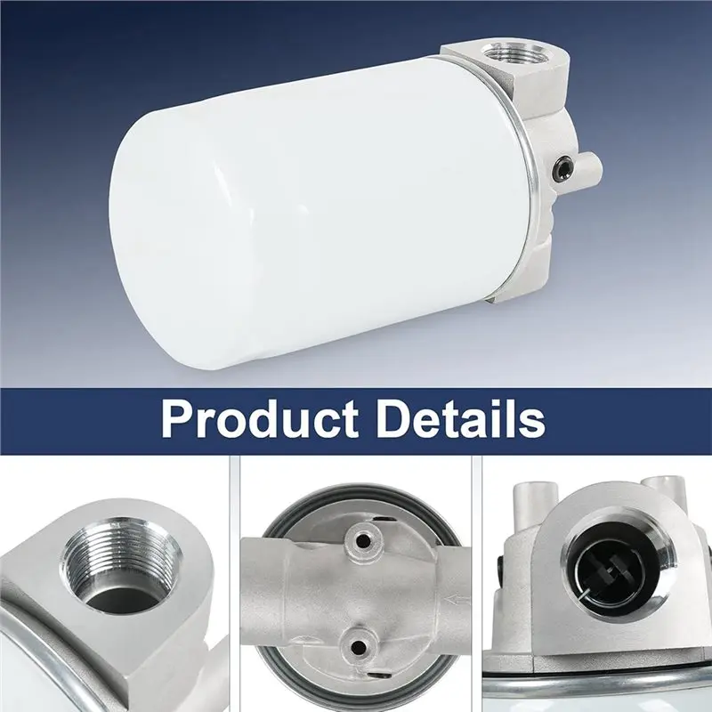 GYTB-CP-752-10 Hydraulic Oil Filter Assembly, Spin-On Design 10-Micron 20 GPM 200 PSI 3/4