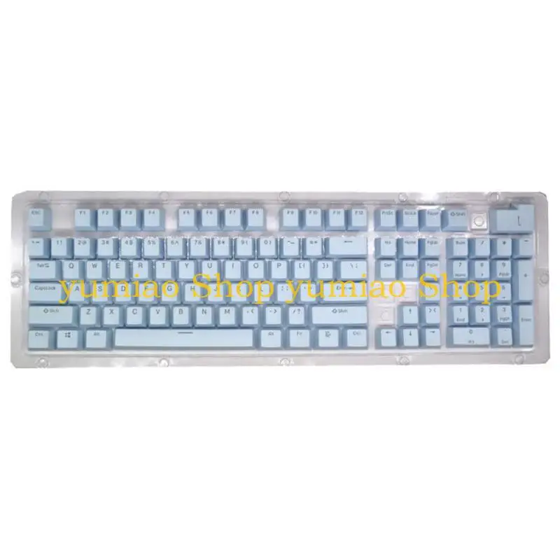 587B 104pcs/pack ABS Backlit OEM Translucent Keycap for Mechanical Keyboard MX Switch