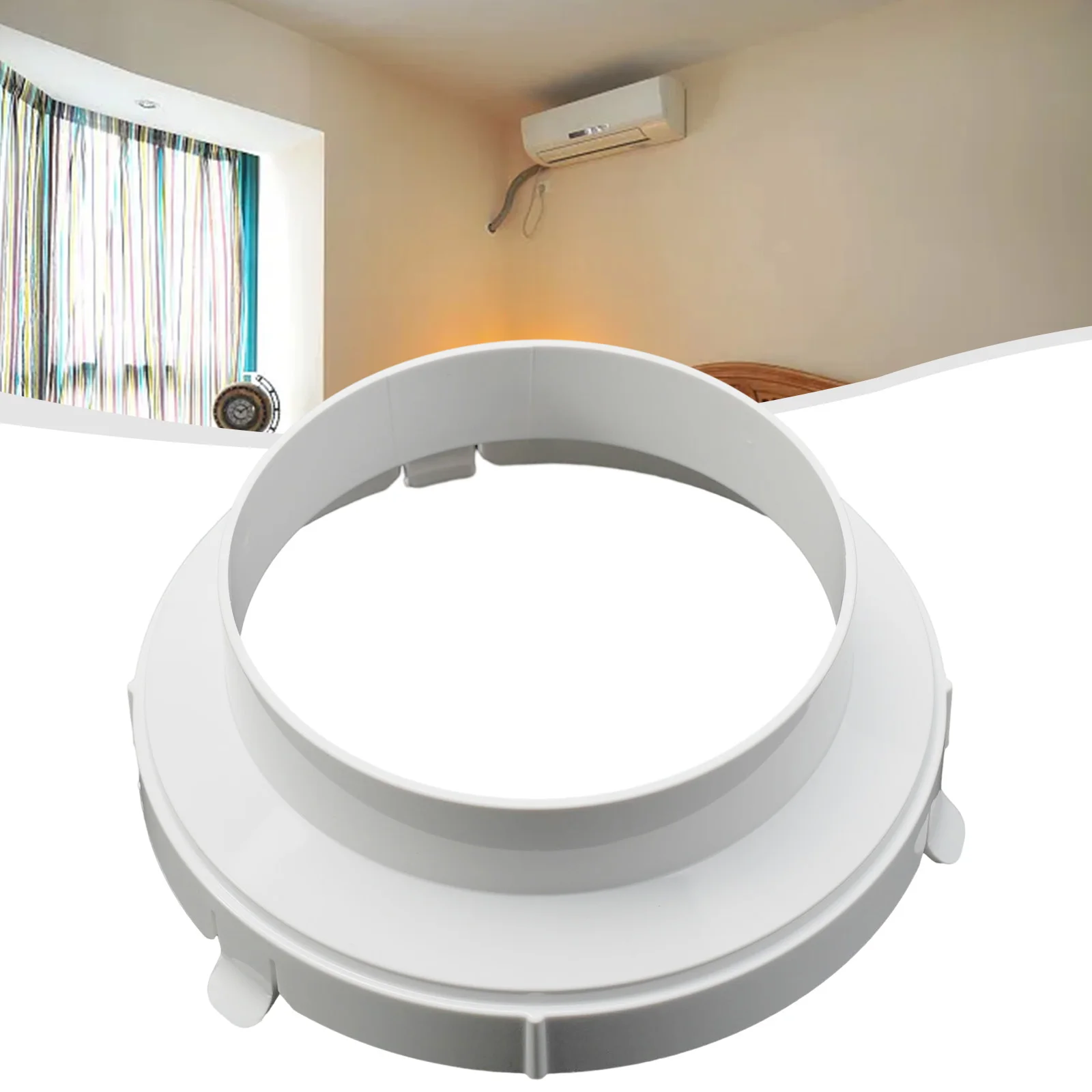 Portable Air Conditioner Casement Exhaust Duct Pipe Hose Interface Connector 15cm Adjustable Conditioner Hose Connector