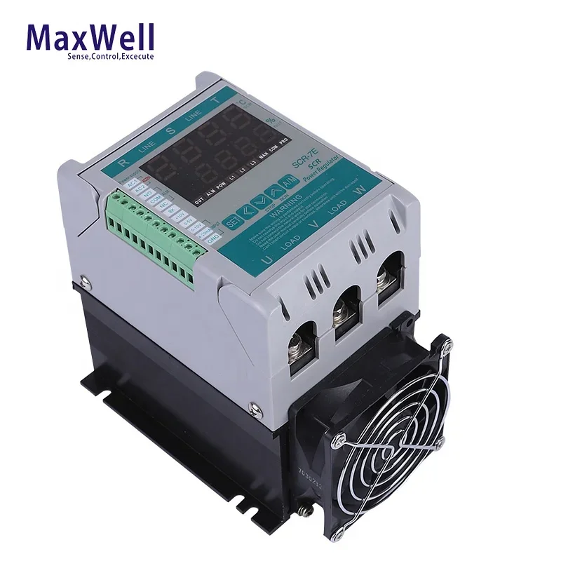 جديد 3-Phase الألومنيوم منظم الطاقة الثايرستور تحكم 0-5vdc 0-10vdc متعدد المدخلات SCR مع إنذار المعدات الكهربائية