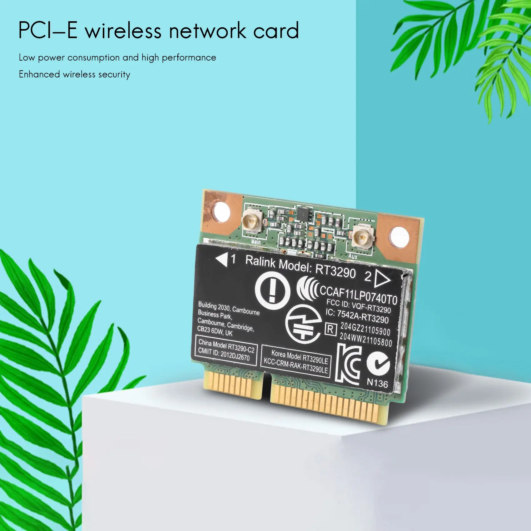 بطاقة نصف صغيرة pci-e لطابعة HP CQ58 ، Ghz ، RT3290 ، G/N ، لاسلكية ، واي فاي ، بلوتوث ، BT ، مناسبة لطابعة HP CQ58 ، M4 ، M6 ، S ، DV4