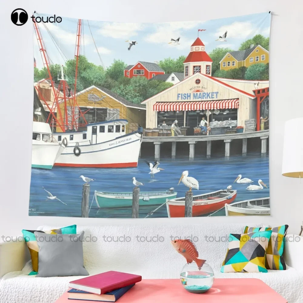 New Pelican Bay Tapestry Buy Wall Tapestry Tapestry Wall Hanging For Living Room Bedroom Dorm Room Home Decor Background Wall