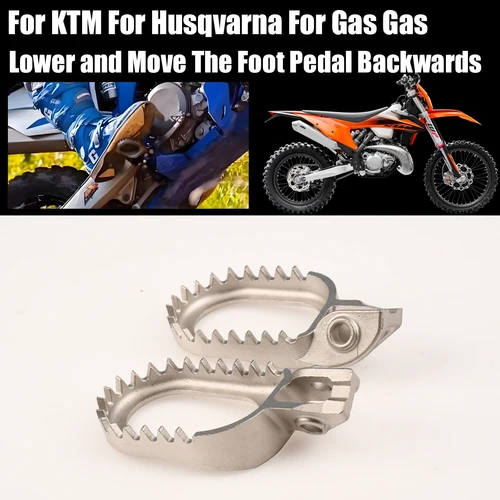 Imagen 1 del producto Nuevo Pedal de motocicleta de acero inoxidable para KTM EXC EXCF 250 300 XC XCF SX SXF 85 125 150 200 350 450 530 2017-2023 2024 2025
