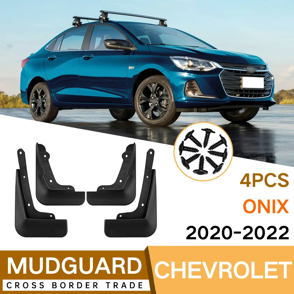 For Chevrolet Cavalry Onix 2020-2022 Fender Tiles Front and Rear Auto Accessories mud flaps fender flares
