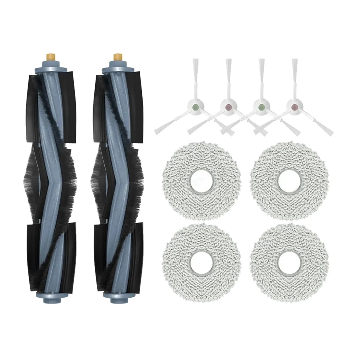 The New For Floor 3 Station Robot Vacuum Cleaner Main Side Brush Mop Rag Cloth Spare Parts Accessories