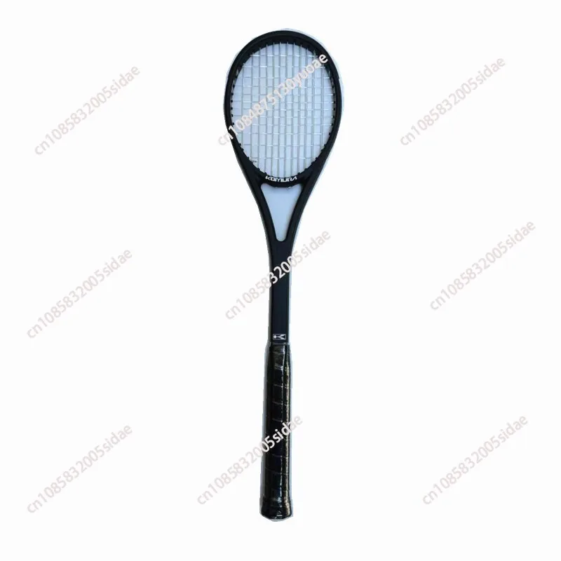 Professional Carbon Fiber Tennis Racket 37 Sweet Spot Large Face Single Player Training Improve Hit Accuracy for Adult Beginner