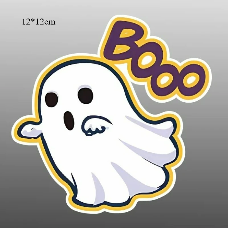 

4.72 * 4.72 inch Halloween Fun Cartoon Ghost Car Sticker - High Quality Vinyl Decal for Cars, Trunks, Motorcycles, Windows