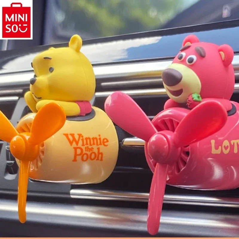 

MINISO Car Cartoon Winnie the Pooh Creative Personalized Ornament Interior Air Outlet Decoration Accessories