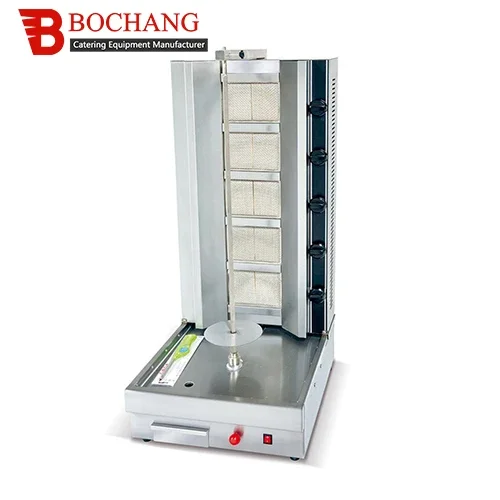 Cheap Price Five Head Gas Dnoner Kebab Machine Shawarma Commercial Kebab Machine for Frying