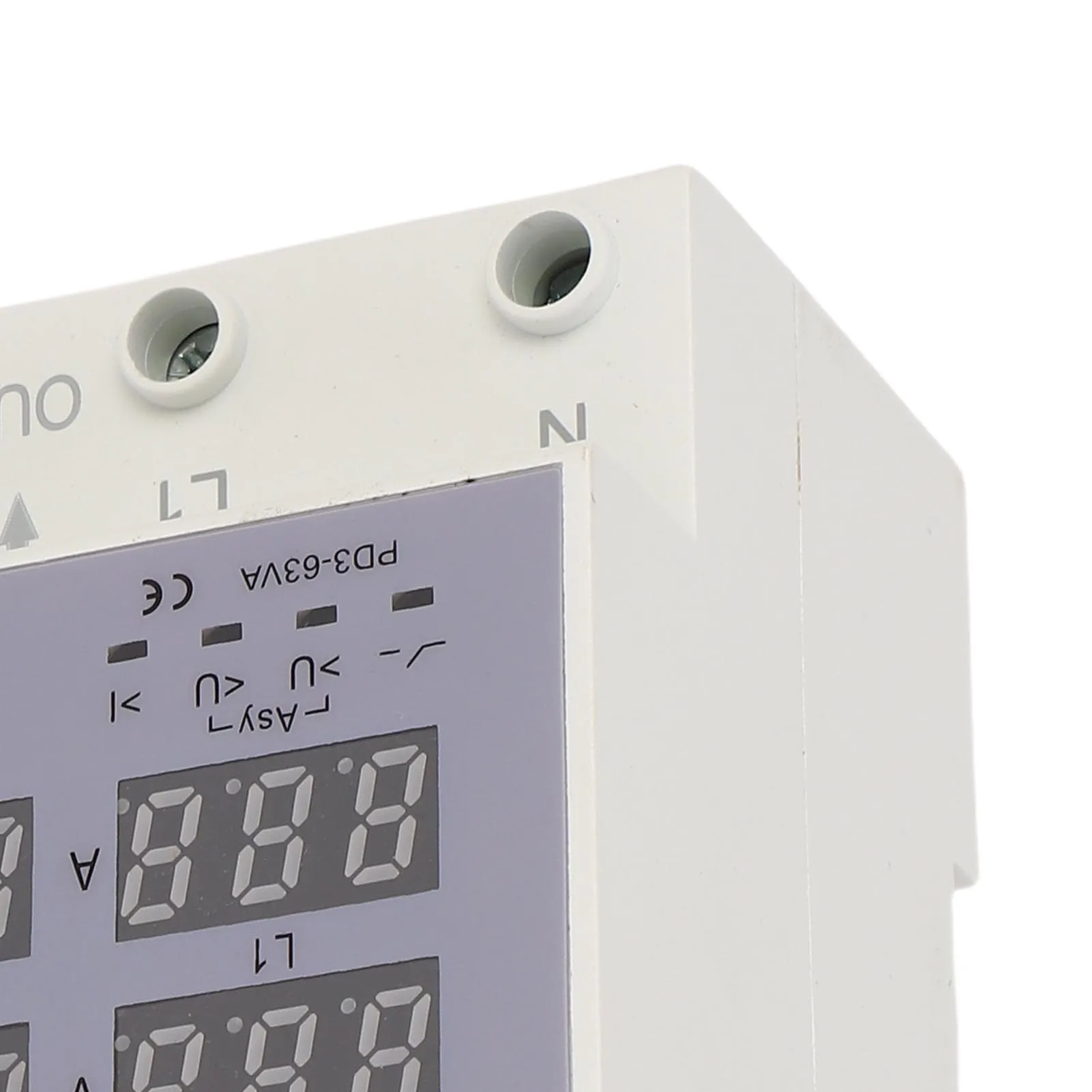 Pelindung Tegangan dan Arus 3 Fase DIN Rail Voltmeter Ammeter Pelindung Tegangan Lebih Arus Lebih Otomatis AC230-300V