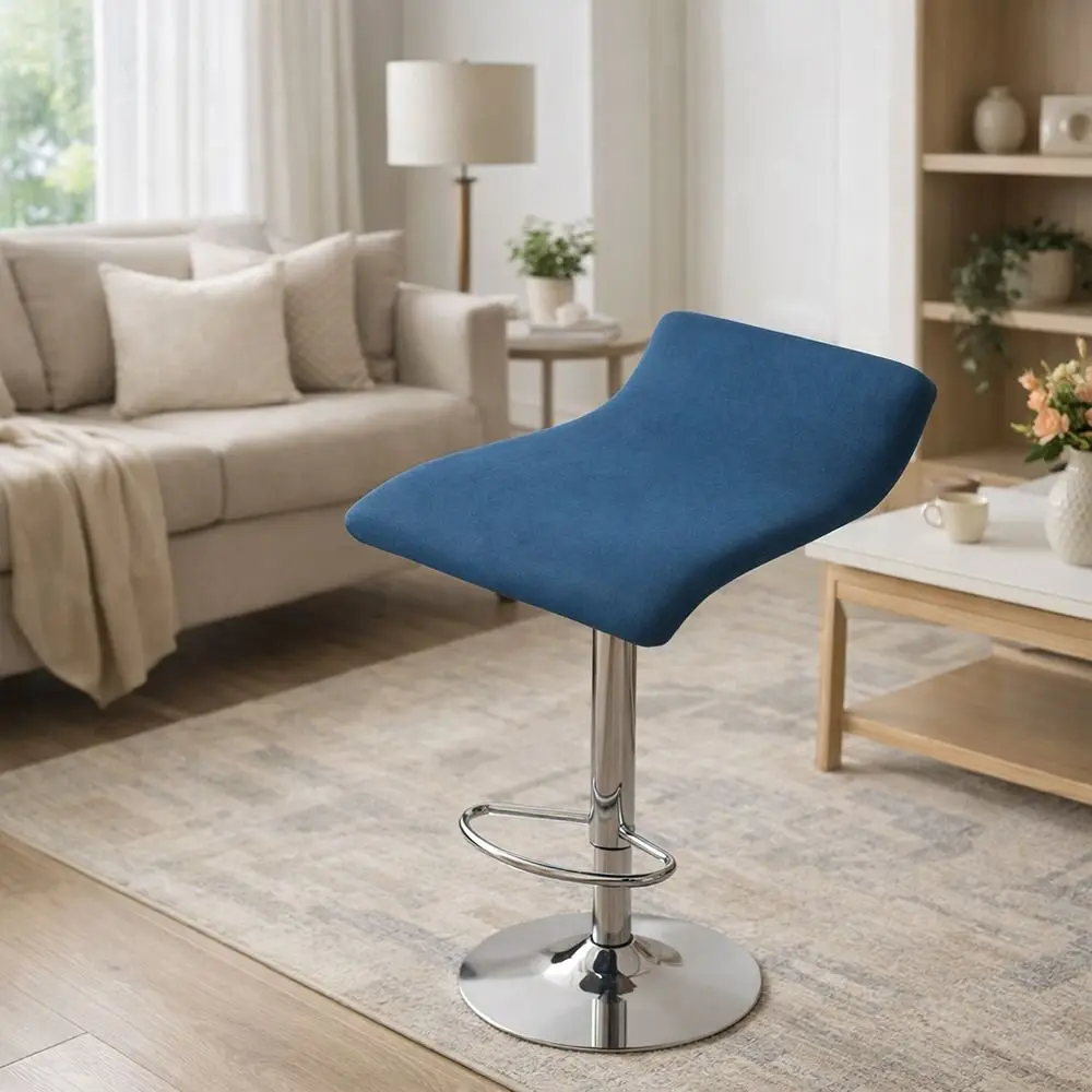 Elastic Cashier Chair Cover All-in-one Dustproof Office Swivel Chair Cover Square Chair Cover for Cashier Rotating Swivel Stool