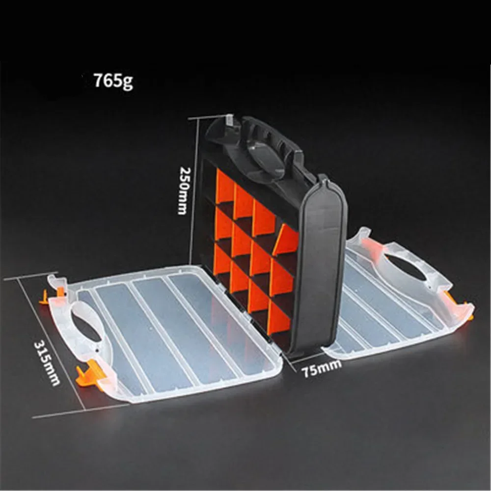 

1set for Combined parts box plastic compartment box with lid screw thickened rectangular multi-function parts storage