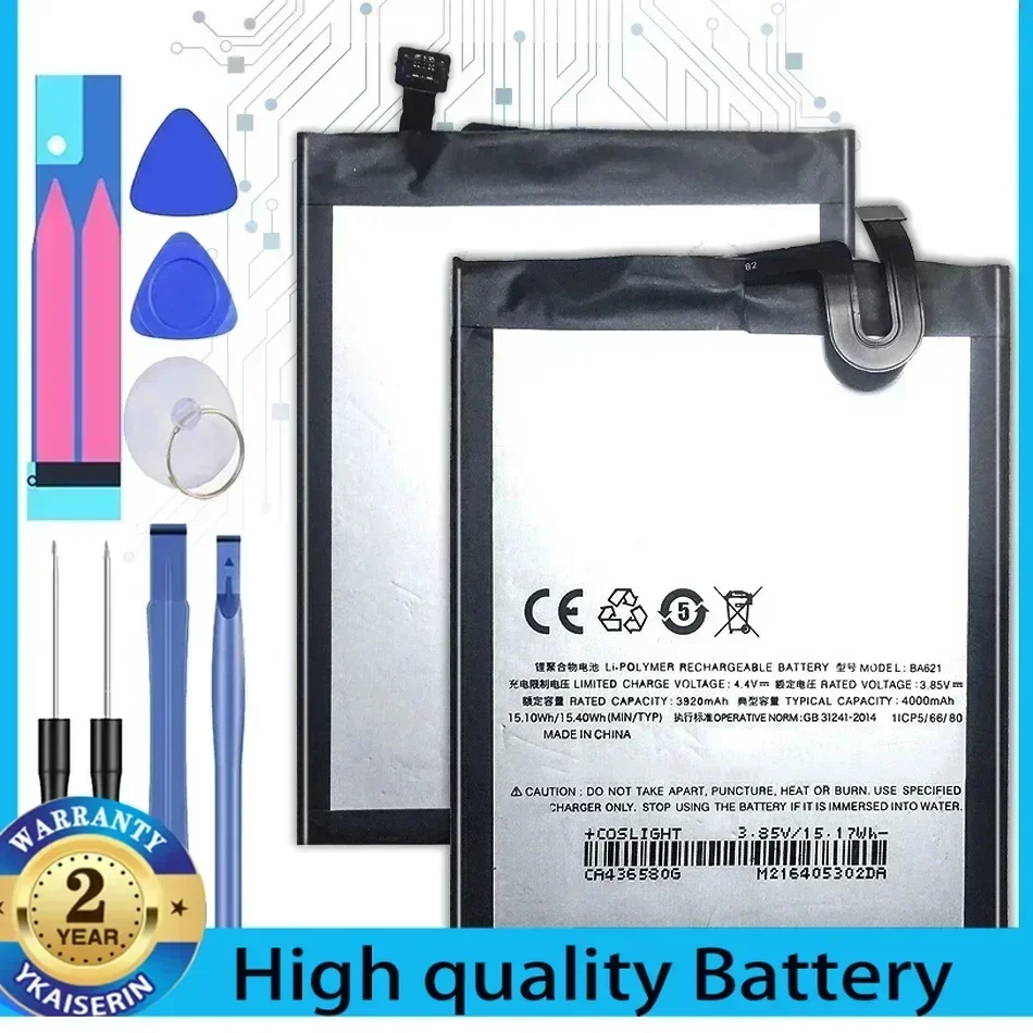 4000mAh BA621 Battery for Meizu M5 Note / Note 5 Note5 M621N M621M M621Q M621H Mobile Phone Batteries Warranty + Track Code