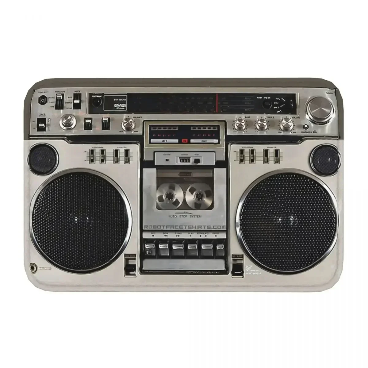 Retro Non-Slip Carpet Vintage 80s Boombox Ghettoblaster Doormat Bedroom Bathroom Mat Entrance Door Home Rug