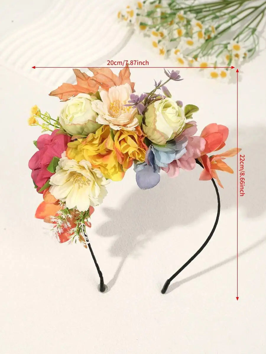 

3D Realistic Floral Headband For Women Hair Accessory