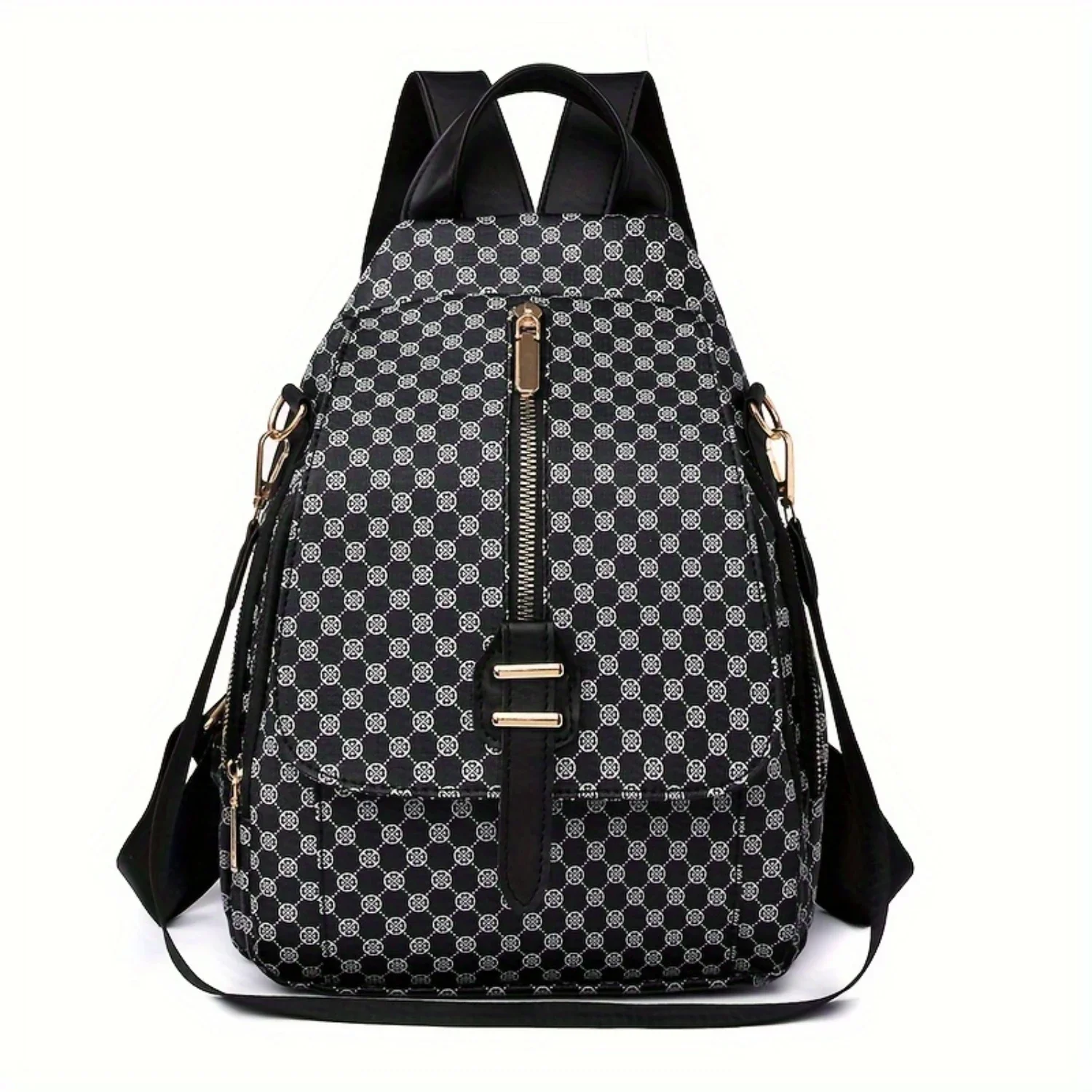 

New Large Capacity PU Leather Commuting Backpack - Stylish and Functional