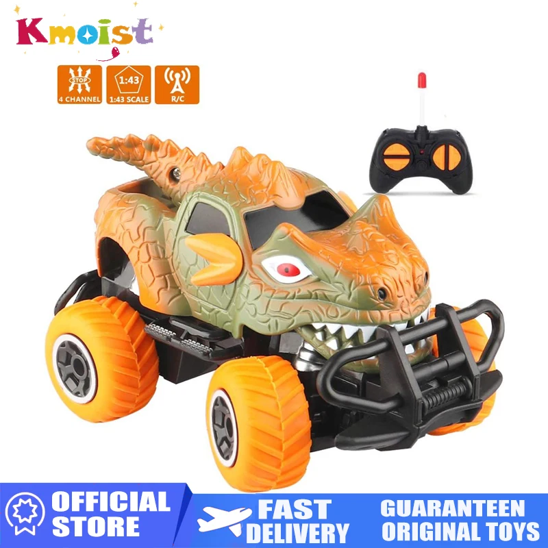 

RC Car Simulation Dinosaur Remote Control Toy 4WD Off-Road Vehicle Climbing Crash-Resistant Children's Toys for Boys Kids Gifts