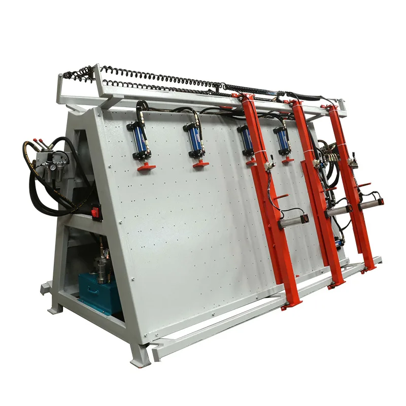 Frame machine Woodworking machinery Puzzle machine Double-sided door and window combination oil cylinder mobile frame