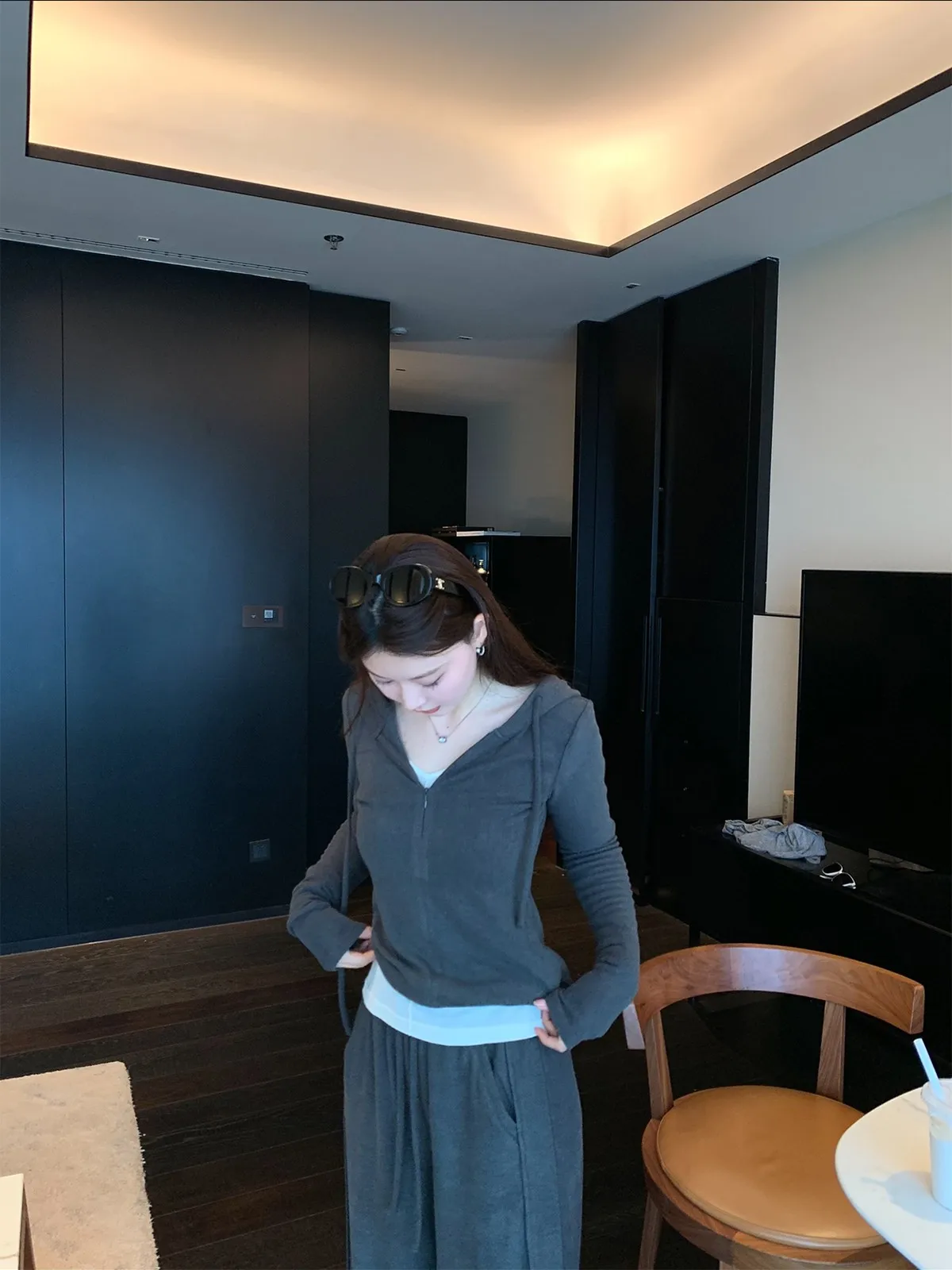 

Вязаная шапка Seeyouiceland, 3 цвета, практичная, удобная, с капюшоном, базовый слой, женский шерстяной кардиган без застежек, весна-осень, модный