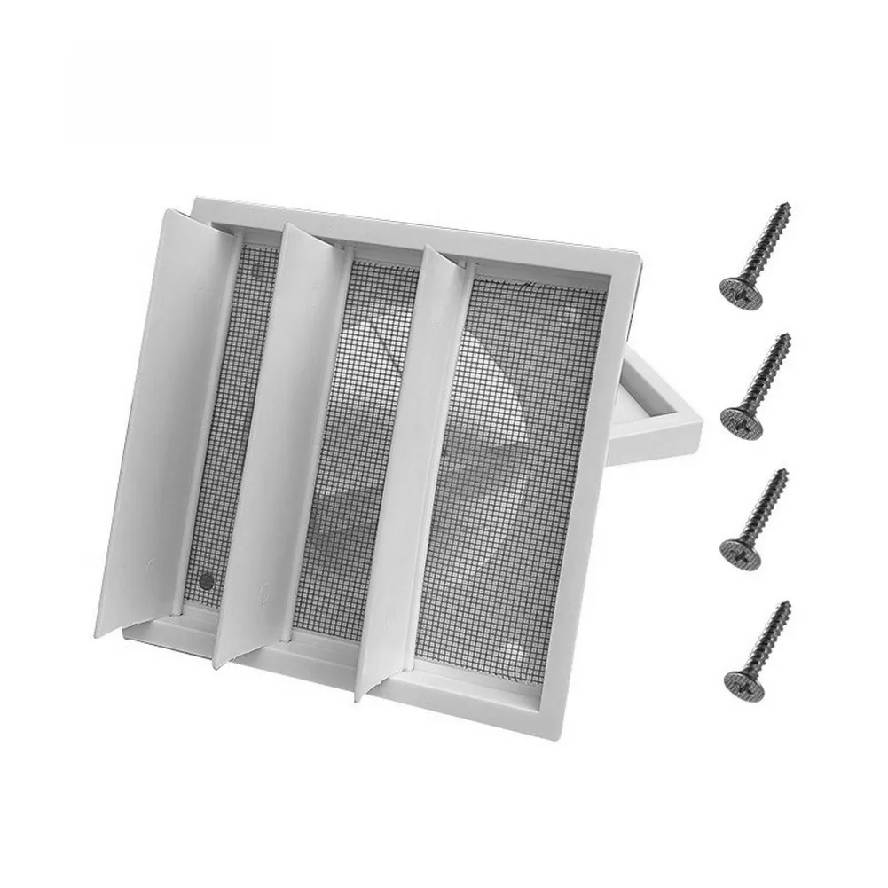 For Home Ventilation Systems 140*140mm Louvered Wall Vent Gravity-driven Operation Automatic Opening Mechanism