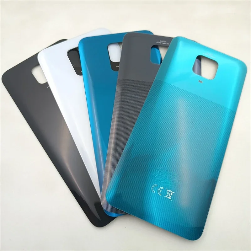 For Xiaomi Redmi Note 9S (64MP) Battery Cover Rear Housing Door Glass Panel Case For Redmi Note 9 Pro Battery Cover Replace