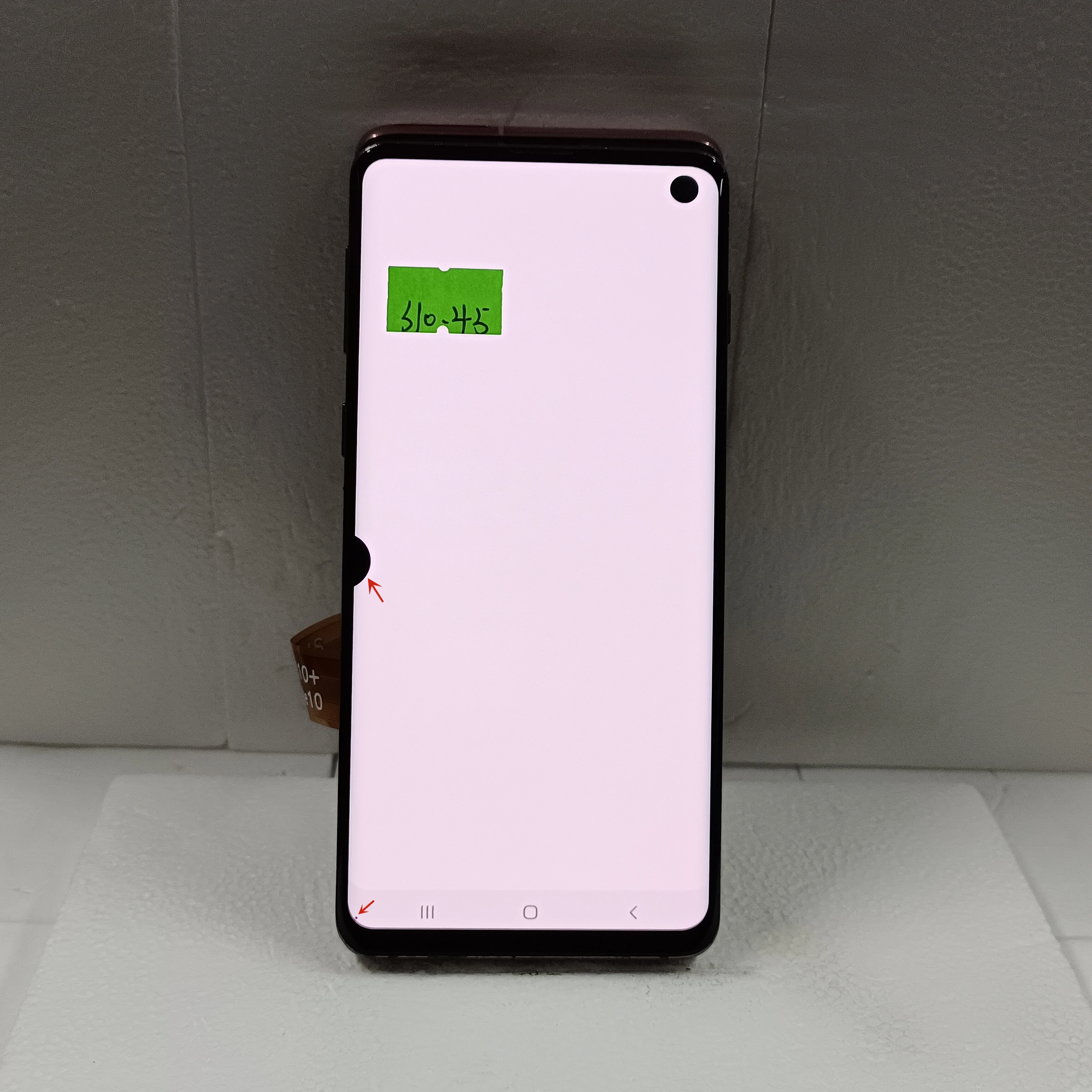 100% Test Amoled For SAMSUNG Galaxy S10 G973F/DS G973U G973 SM-G973 LCD Display Touch Screen Digitizer Assembly With Defects