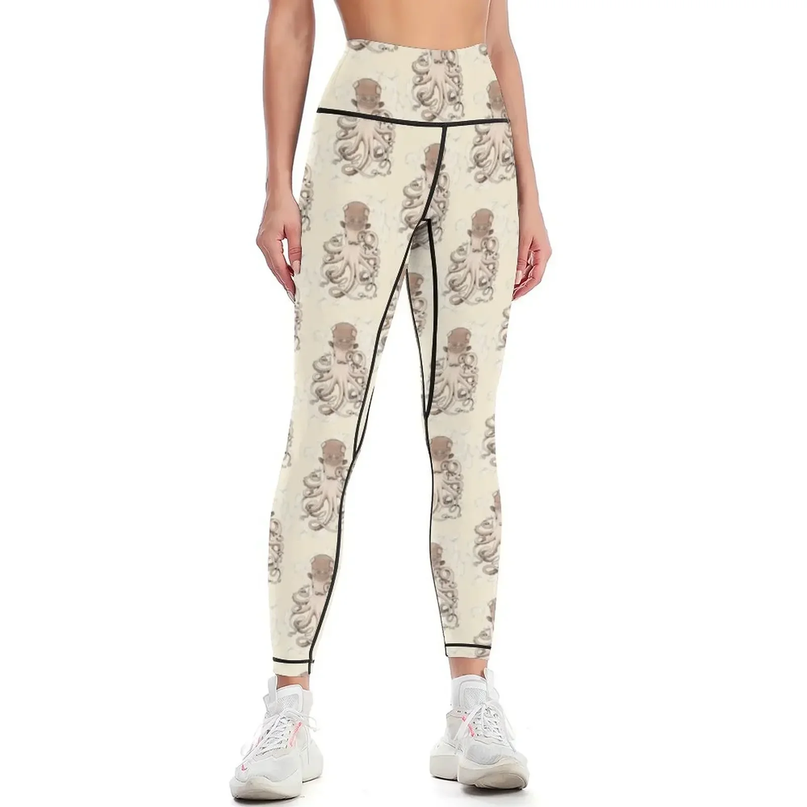 

Steampunk Octopus Leggings sporty woman gym Women's sports sports for push up Fitness clothing Womens Leggings