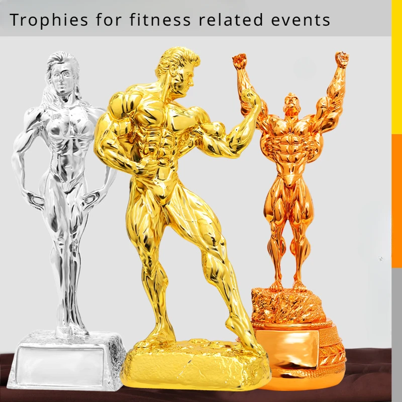 Fitness Trophy Bodybuilding Competition Bodybuilding Prizes for Men\'s and Women\'s Events