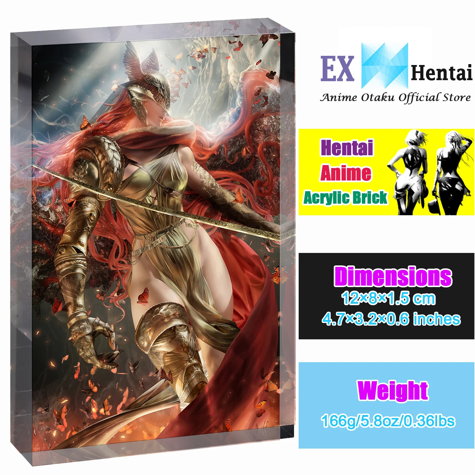 

Настольный Постер Хентай Валькирия Вайфу | Сексуальный Кастомный Фан-арт Аниме Девушки | Персонализированный Акриловый Блок-Плакетка Богиня и Воительница из Фэнтези для Декора Комнаты и Игрового Сетапа, Коллекционный П