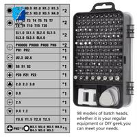 A55F-115-In-1 Precision Screwdriver Set For Electronics PC Laptop Phone  Repair Professional Tools Kit For Every Task