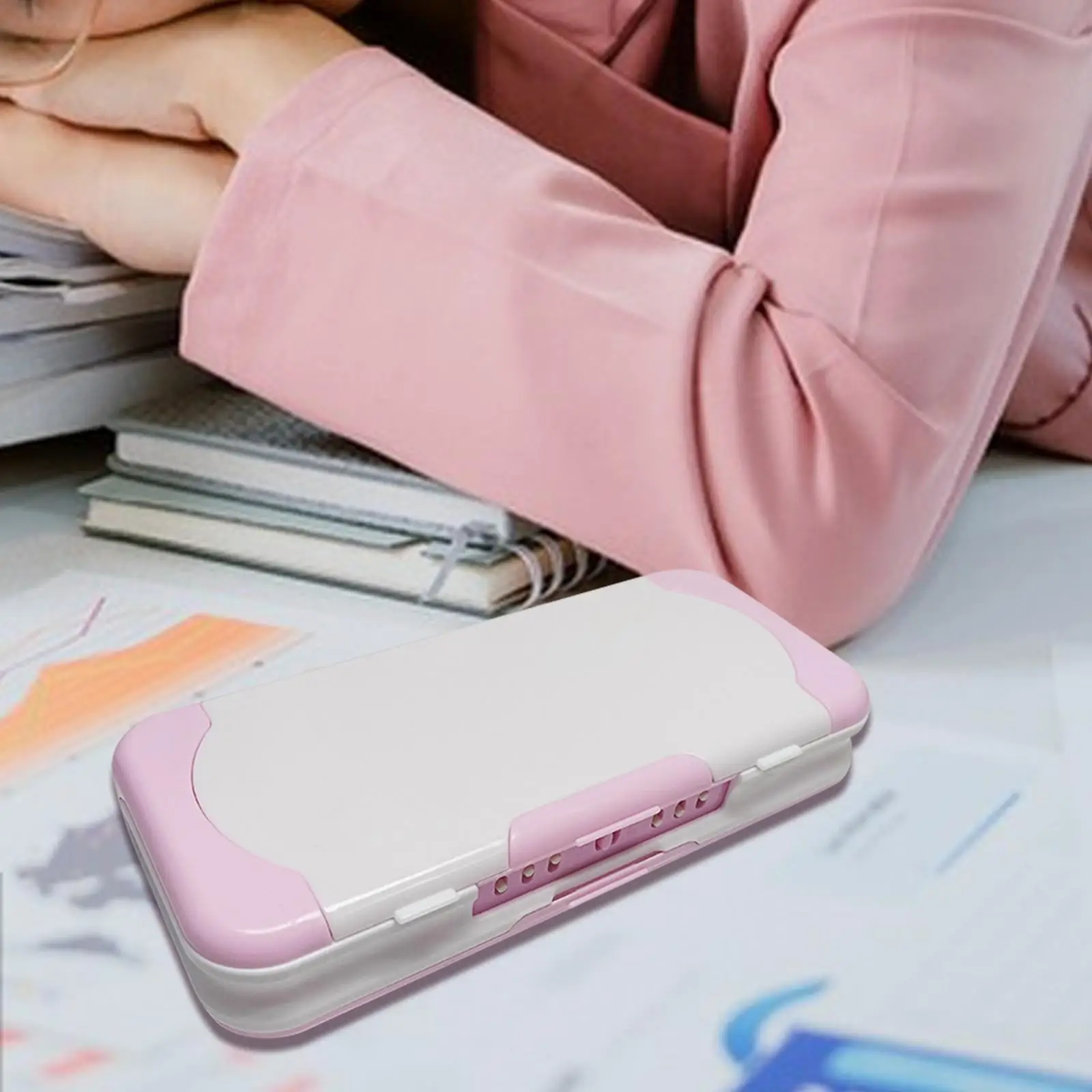 

Pencils Case Portable Essential Art Supplies Organizer for Home Craft Office