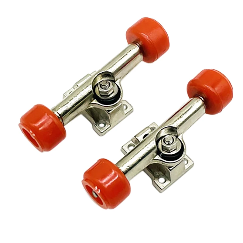 2 Stuks Vinger Skateboard Deck Beugel Gelegeerde Onderdelen Voor Mini Finger Board Rolskate Scooter Model