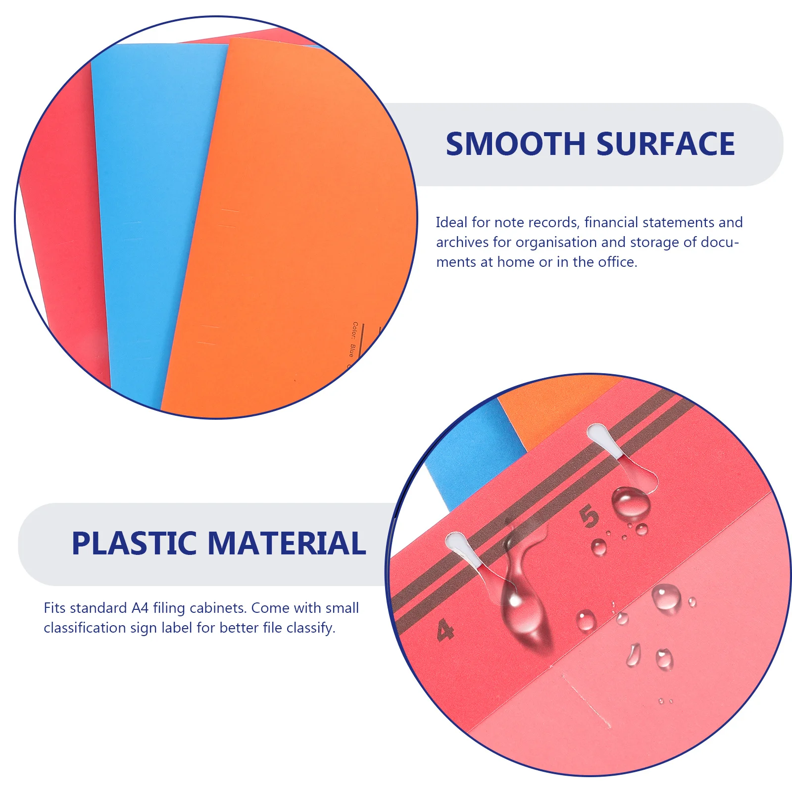 

Hanging File Folder Set 10 Pcs A4 Size Wear Resistant Office Document Organizer Desktop Filing Solution