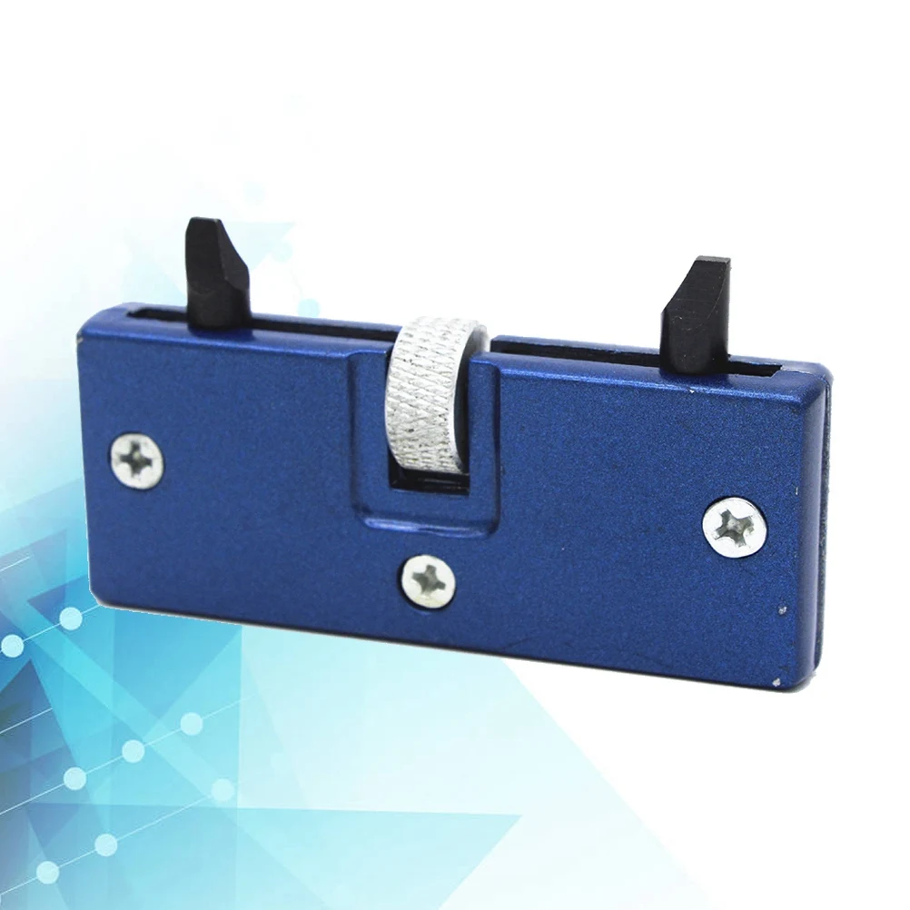 

Adjustable Watch Case Opener Tool Flat Back Remover Repair For Screw Waterproof Replacement Watchmaker Tool Blue
