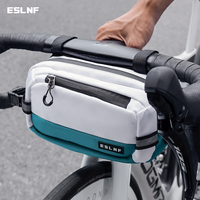 ESLNF Bike Handlebar Front Bag - 2.5L Water-resistant Pannier for Road/Mountain Bikes, Quick-Detach Shoulder Strap