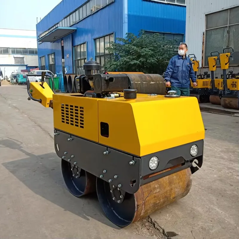 Price Mechanical Hydraulic Asphalt Manual Vibration Concrete Full Drive 500kg 0.5 Ton Walking Roller