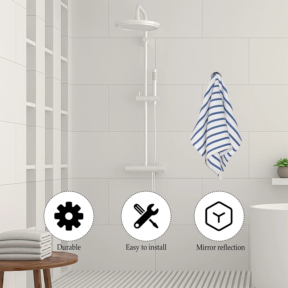 

4 Pcs Copper Bathroom Hooks for Towel Storage Heavy Duty Wall Mounted Coat Scarf Umbrella Bag Key Hat ganizer Space Saving Clean