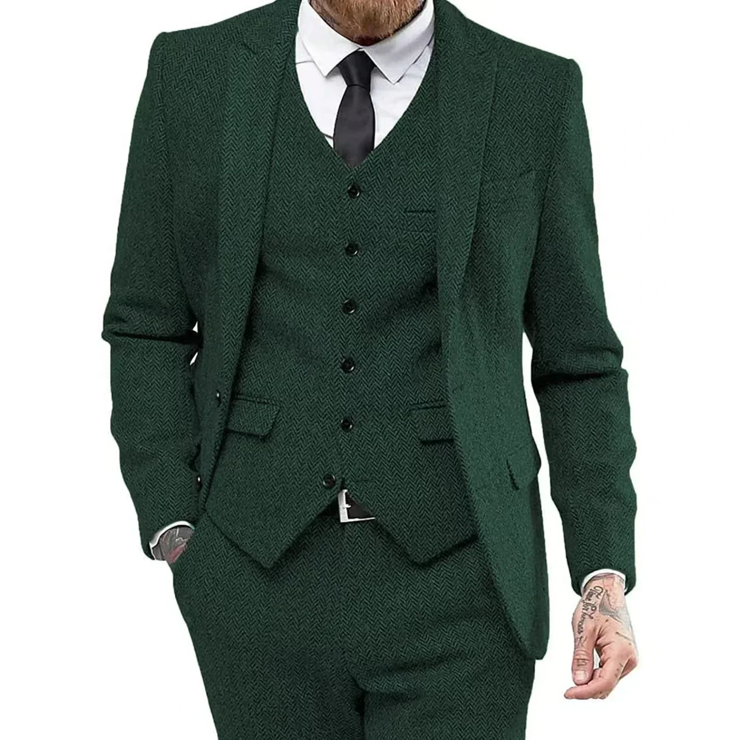 dark green 3pcs